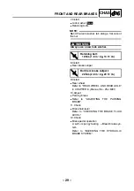 Preview for 37 page of Yamaha YFS200R 2002 Service Manual