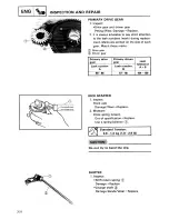 Предварительный просмотр 134 страницы Yamaha YFZ350J Service Manual