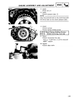 Предварительный просмотр 149 страницы Yamaha YFZ350J Service Manual