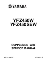 Preview for 1 page of Yamaha YFZ450W Supplementary Service Manual