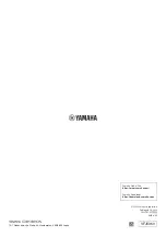 Предварительный просмотр 34 страницы Yamaha YH-5000SE User Manual