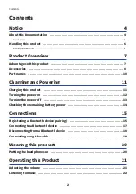 Preview for 2 page of Yamaha YH-E700A User Manual