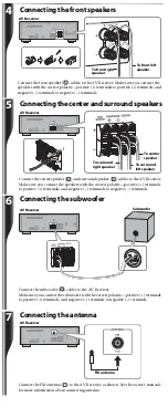 Preview for 2 page of Yamaha YHT-1810 User Manual