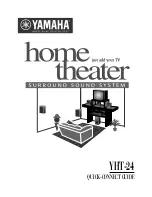 Preview for 1 page of Yamaha YHT-24 Quick Connect Manual