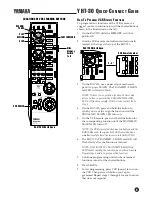 Preview for 9 page of Yamaha YHT-30 Quick Connect Manual