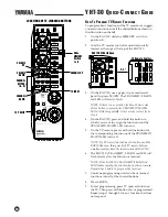 Предварительный просмотр 10 страницы Yamaha YHT-30 Quick Connect Manual