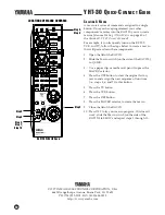 Предварительный просмотр 12 страницы Yamaha YHT-30 Quick Connect Manual