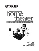 Yamaha YHT-300 Quick Connect Manual предпросмотр