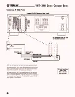 Предварительный просмотр 6 страницы Yamaha YHT-340 Quick Connect Manual