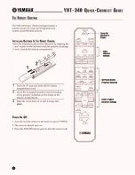 Preview for 10 page of Yamaha YHT-340 Quick Connect Manual