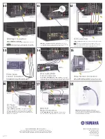 Предварительный просмотр 2 страницы Yamaha YHT-360 Quick Connect Manual