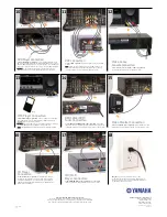 Preview for 2 page of Yamaha YHT-380 Quick Connect Manual