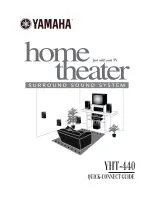 Yamaha YHT-440 Quick Connect Manual предпросмотр