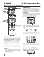 Предварительный просмотр 10 страницы Yamaha YHT-440 Quick Connect Manual