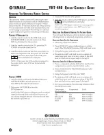 Preview for 12 page of Yamaha YHT-440 Quick Connect Manual