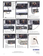 Preview for 2 page of Yamaha YHT-470 Quick Connect Manual