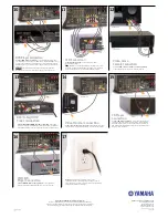 Preview for 2 page of Yamaha YHT-580 Quick Connect Poster