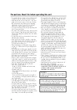 Preview for 4 page of Yamaha YHT-593 Owner'S Manual