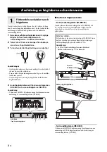 Preview for 34 page of Yamaha YHT-594 Owner'S Manual