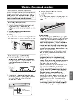 Preview for 69 page of Yamaha YHT-594 Owner'S Manual