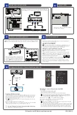 Предварительный просмотр 2 страницы Yamaha YHT-5960U Easy Setup Manual