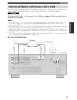 Preview for 23 page of Yamaha YHT-670BL Owner'S Manual