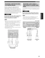 Preview for 27 page of Yamaha YHT-670BL Owner'S Manual