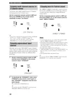 Preview for 42 page of Yamaha YHT-670BL Owner'S Manual