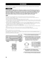 Preview for 48 page of Yamaha YHT-670BL Owner'S Manual