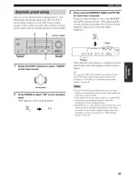 Preview for 51 page of Yamaha YHT-670BL Owner'S Manual