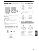 Preview for 81 page of Yamaha YHT-670BL Owner'S Manual