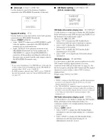 Preview for 91 page of Yamaha YHT-670BL Owner'S Manual