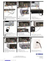 Preview for 2 page of Yamaha YHT-685 Quick Connect