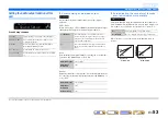 Preview for 53 page of Yamaha YHT-693 Owner'S Manual