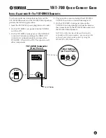 Предварительный просмотр 9 страницы Yamaha YHT-700 Quick Connect Manual