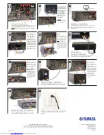 Предварительный просмотр 2 страницы Yamaha YHT-780 Quick Connect Poster