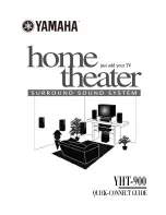 Preview for 1 page of Yamaha YHT-900 Quick Connect Manual