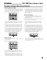 Preview for 11 page of Yamaha YHT-900 Quick Connect Manual