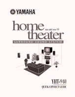 Yamaha YHT-940 Quick Connect Manual preview