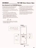 Preview for 9 page of Yamaha YHT-940 Quick Connect Manual