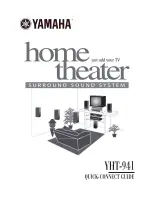 Yamaha YHT-941 Quick Connect Manual preview