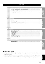 Preview for 3 page of Yamaha YHT-S300 Quick Reference Manual