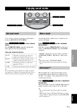 Preview for 9 page of Yamaha YHT-S300 Quick Reference Manual