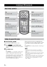 Preview for 10 page of Yamaha YHT-S300 Quick Reference Manual