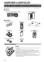 Preview for 24 page of Yamaha YHT-S300 Quick Reference Manual