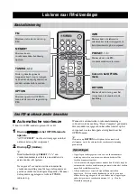 Preview for 70 page of Yamaha YHT-S300 Quick Reference Manual