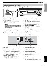 Preview for 73 page of Yamaha YHT-S401 Owner'S Manual