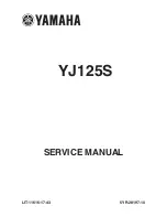 Yamaha YJ125S Service Manual preview