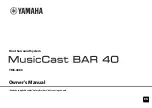 Предварительный просмотр 1 страницы Yamaha YMS-4080 Owner'S Manual