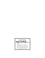 Preview for 110 page of Yamaha YP-X Series Owner'S Manual